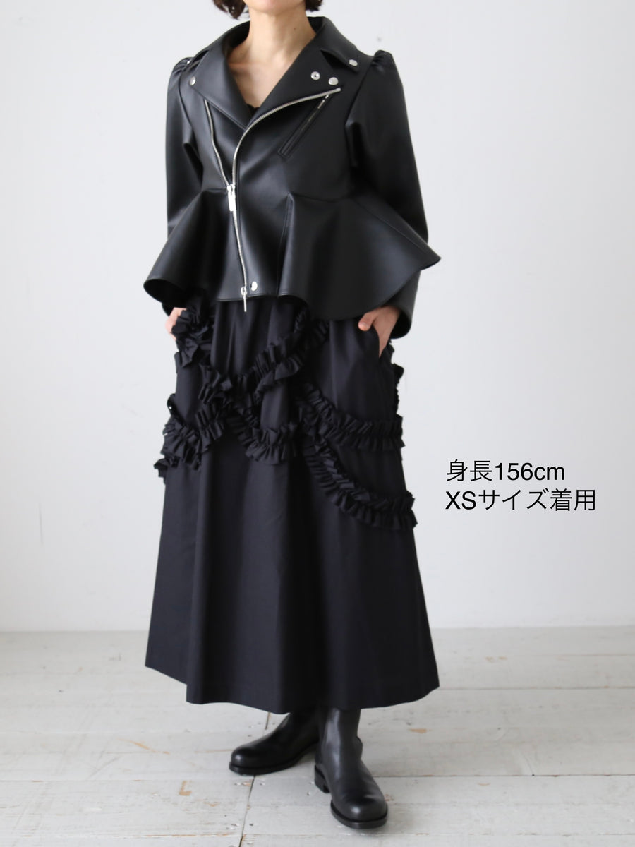 noir kei ninomiya 合皮ボンディングジャケット [3M-J008-051] – CREER