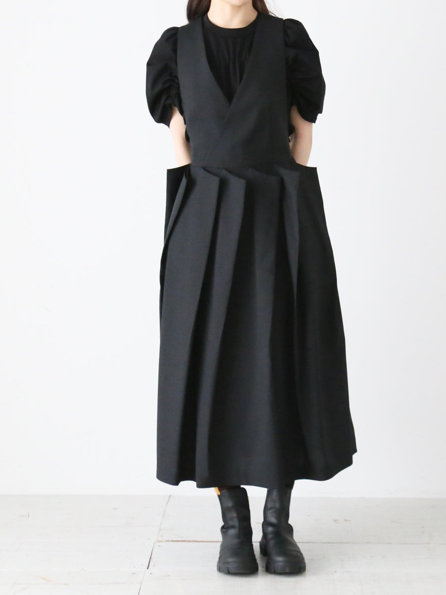 noir kei ninomiya ウールトロジャンパースカート [3I-A005-051 