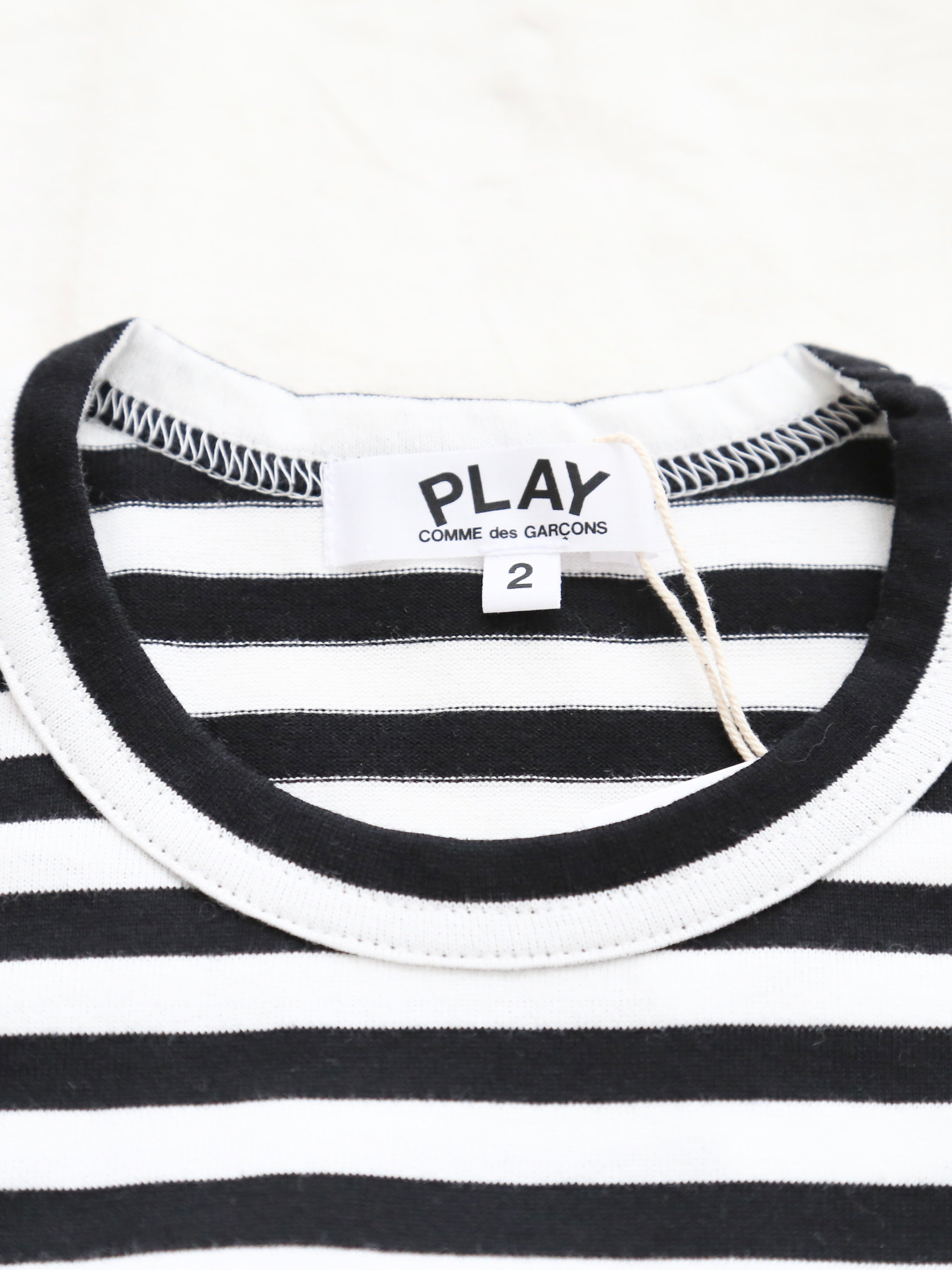 PLAY COMME des GARCONS キッズボーダーロンT[AZ-T663-100] – CREER