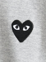 画像をギャラリービューアに読み込む, PLAY COMME des GARCONS ロングスリーブTシャツ(グレー×ブラック) [AX-T122-051]
