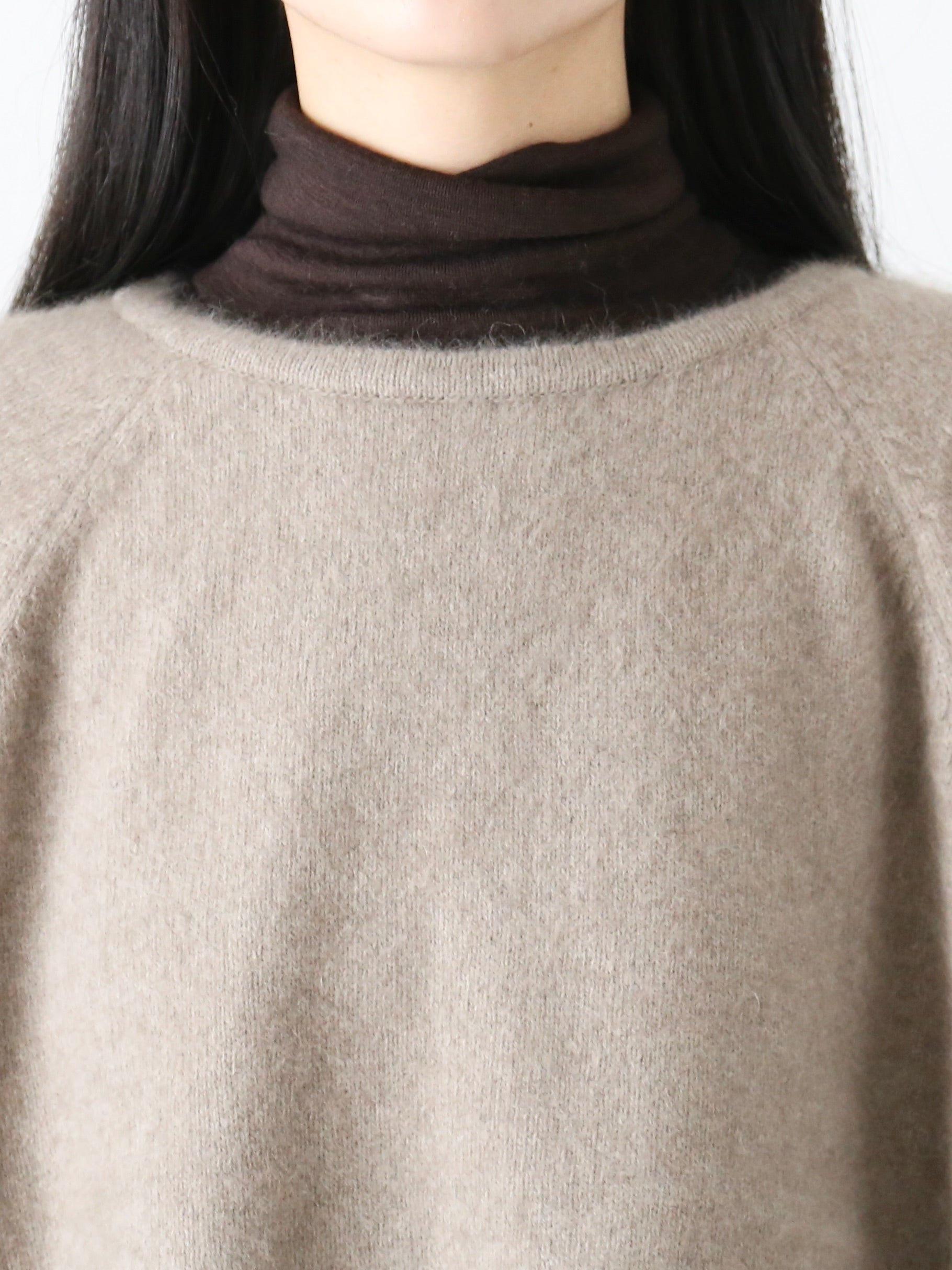 enrica ラクーンニットケープ [KNIT156] – CREER