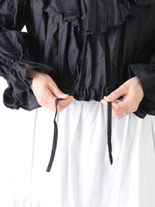 enrica コットンフリルブラウス [BLOUSE141]
