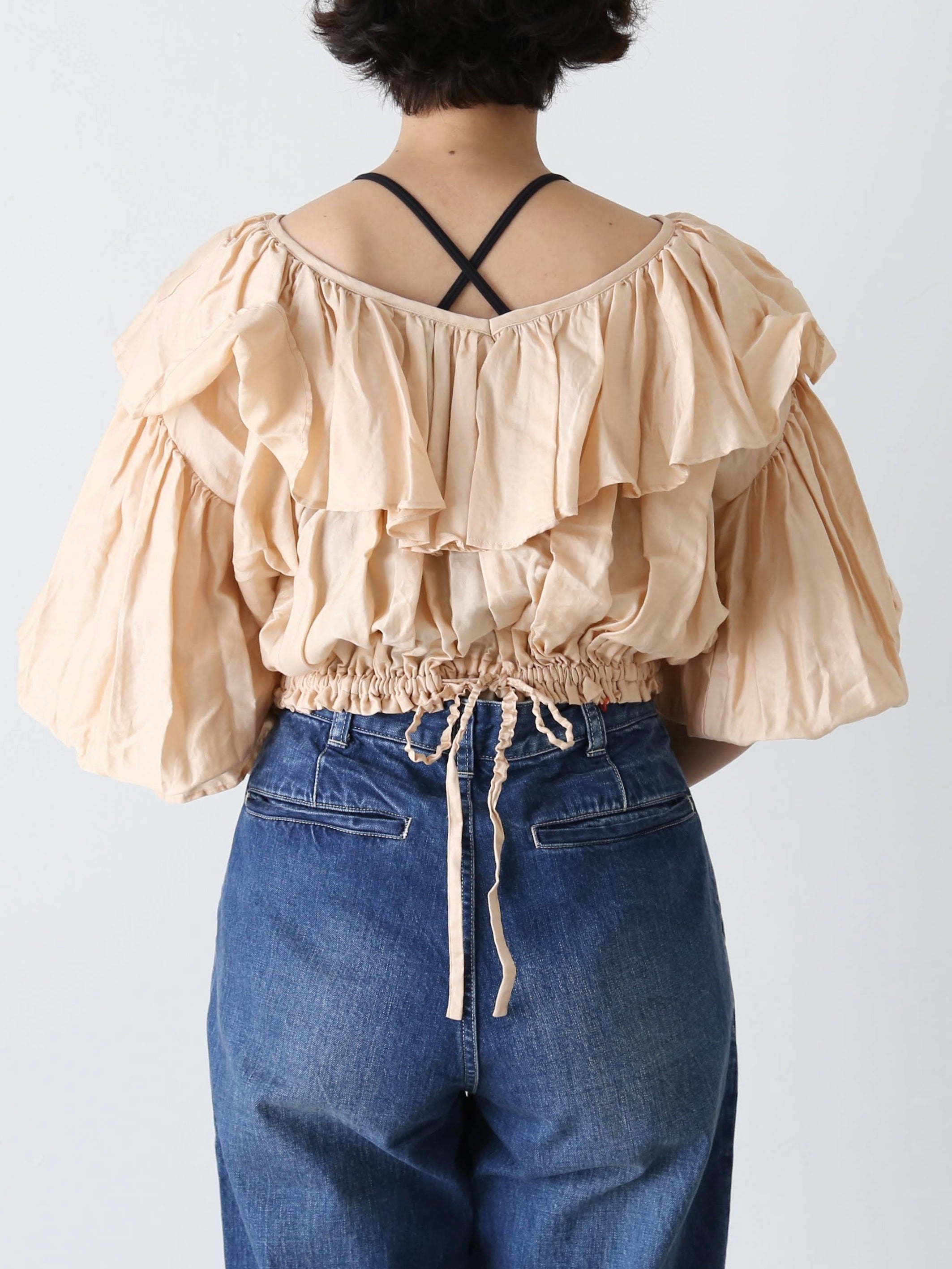 enrica コットンフリルブラウス [BLOUSE141]
