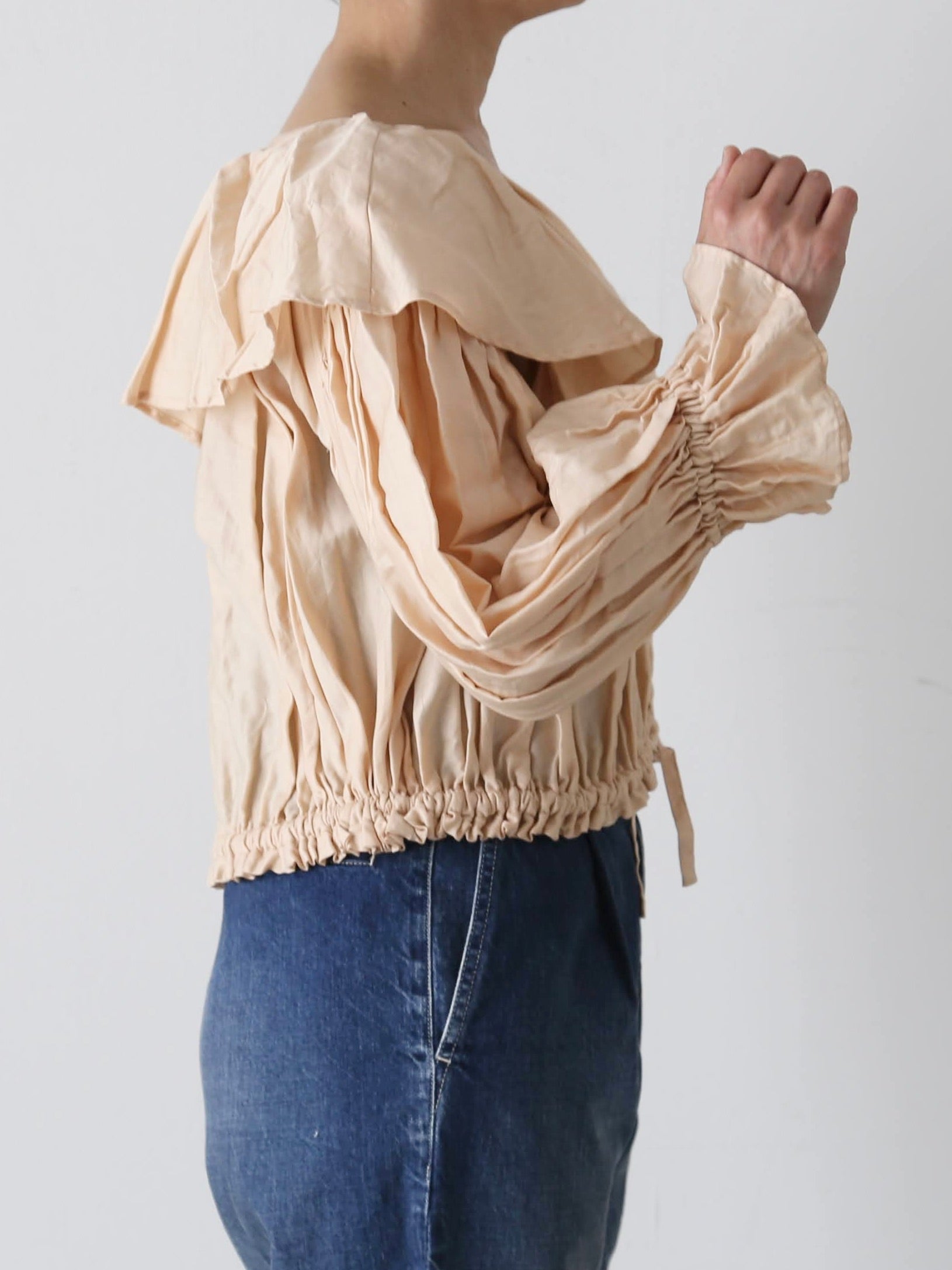 enrica コットンフリルブラウス [BLOUSE141]