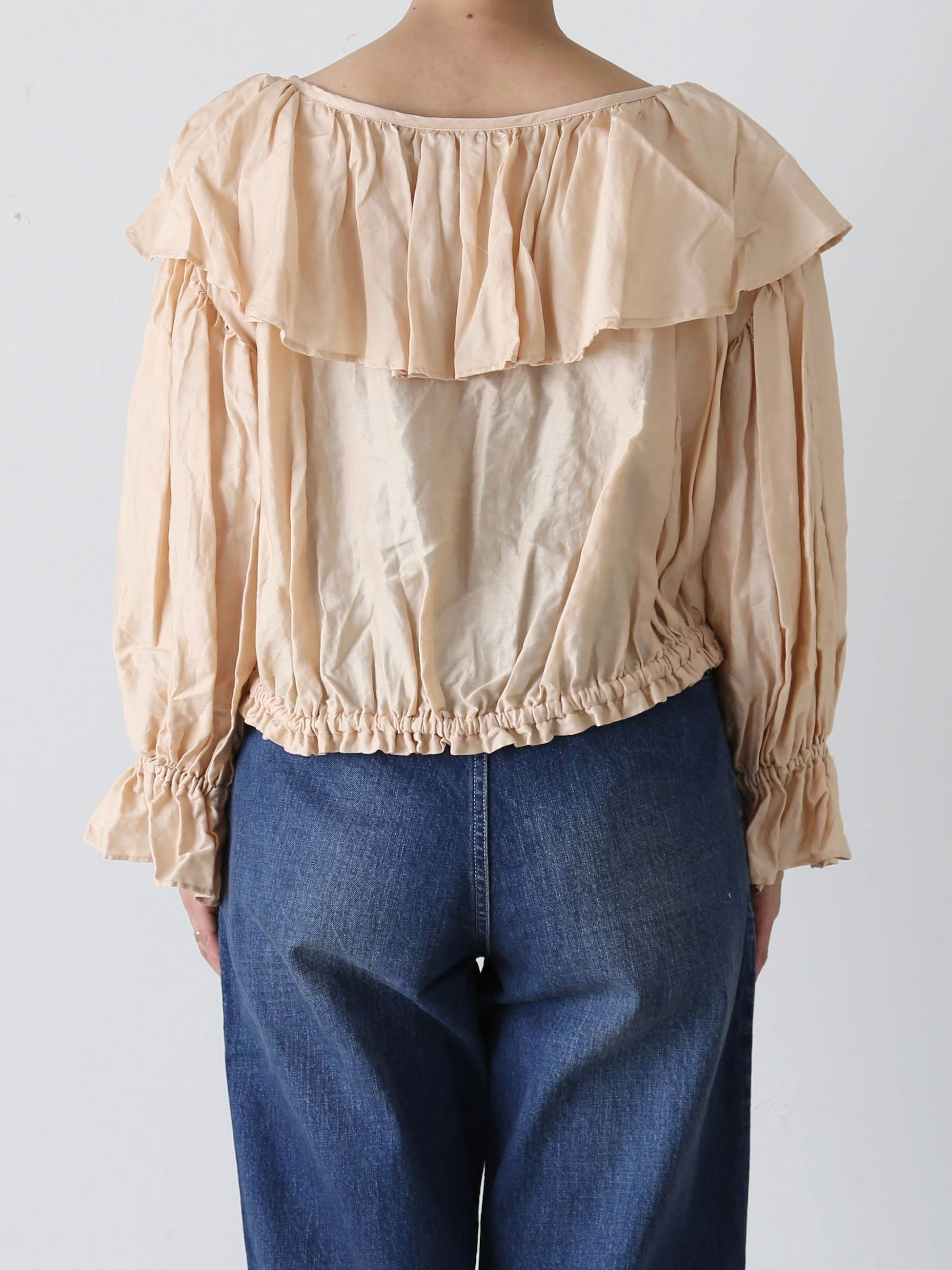 enrica コットンフリルブラウス [BLOUSE141]