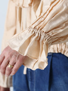 enrica コットンフリルブラウス [BLOUSE141]