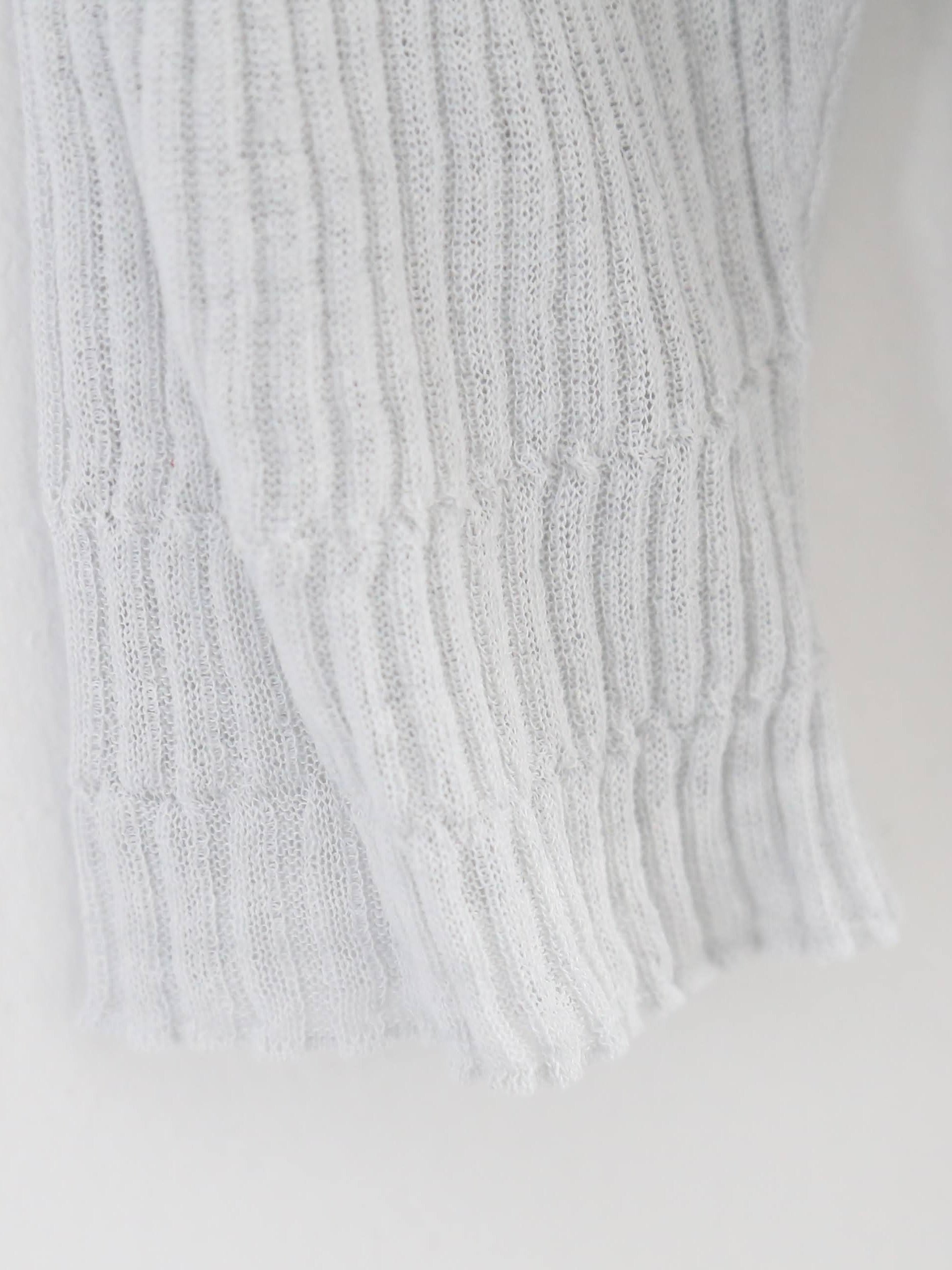 enrica リネン変形リブカーディガン [KNIT231]