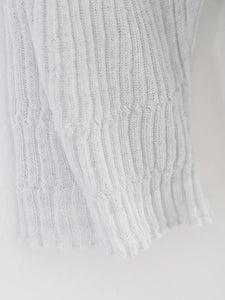 enrica リネン変形リブカーディガン [KNIT231]