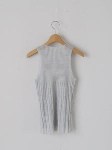 enrica リネン変形リブトップス [KNIT232]