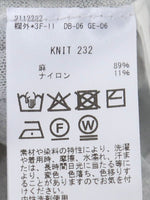 画像をギャラリービューアに読み込む, enrica リネン変形リブトップス [KNIT232]
