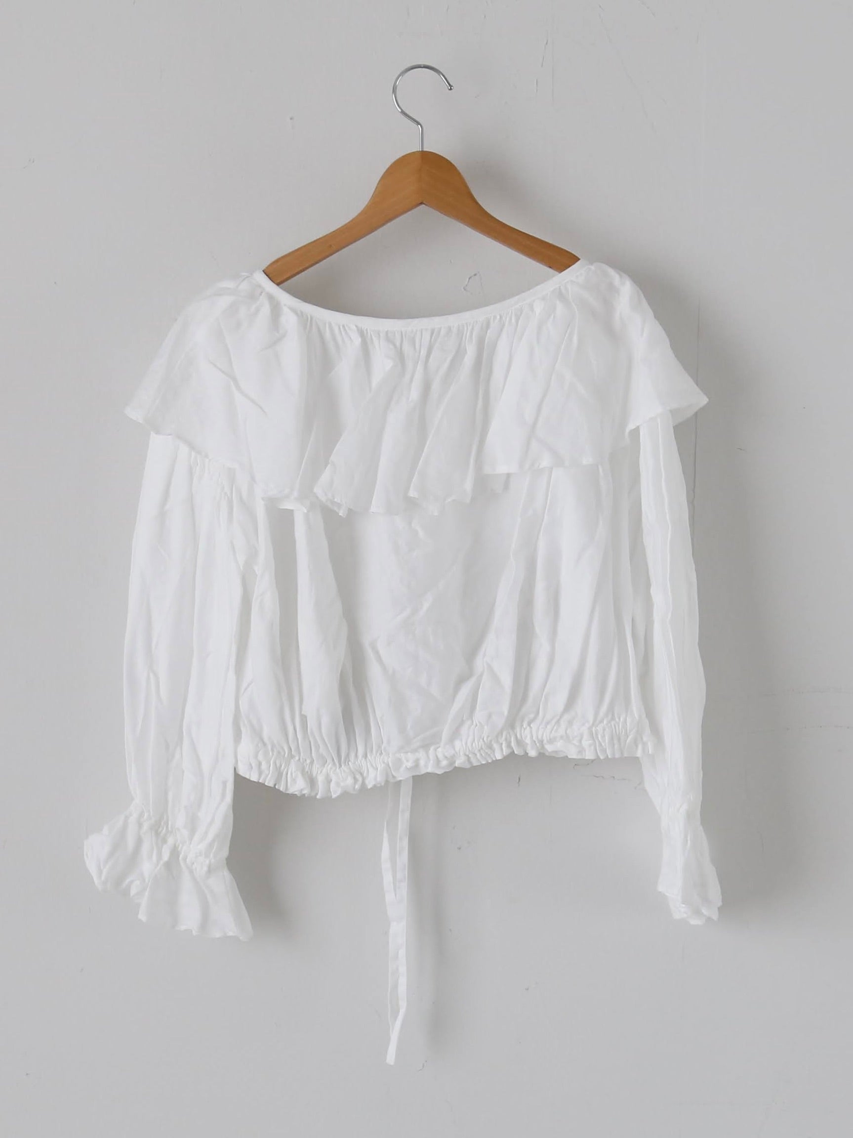 enrica コットンフリルブラウス [BLOUSE141]