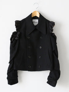 noir kei ninomiya 縮絨ウールジャケット [3N-J006-051]