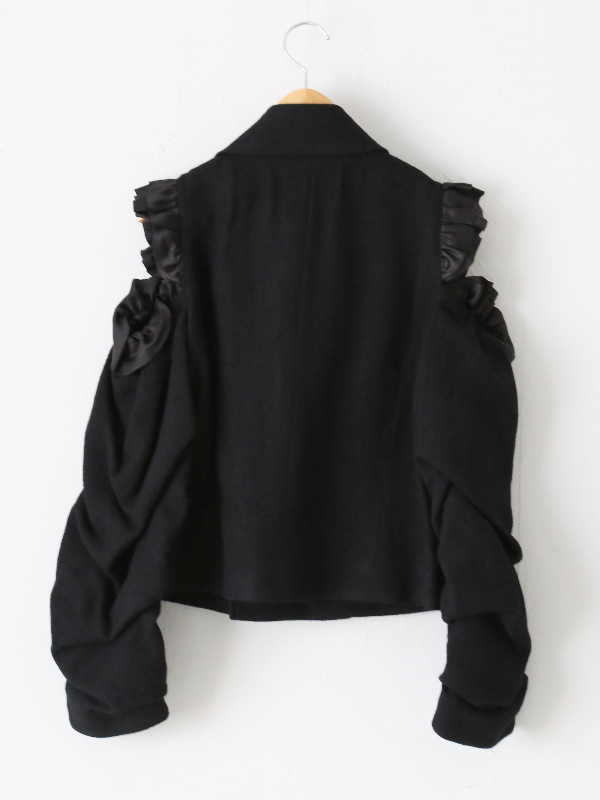 noir kei ninomiya 縮絨ウールジャケット [3N-J006-051]