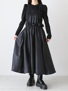 noir kei ninomiya エステルツイルワンピース [3N-O003-051]