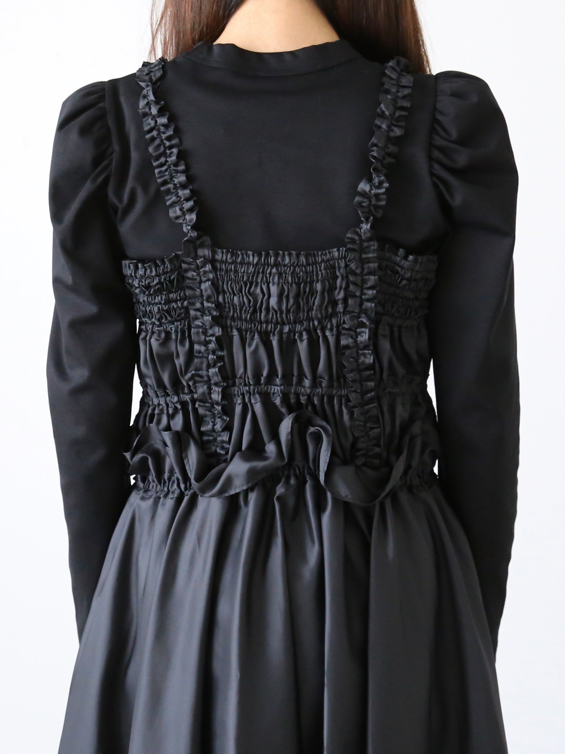 noir kei ninomiya エステルツイルワンピース [3N-O003-051] – CREER