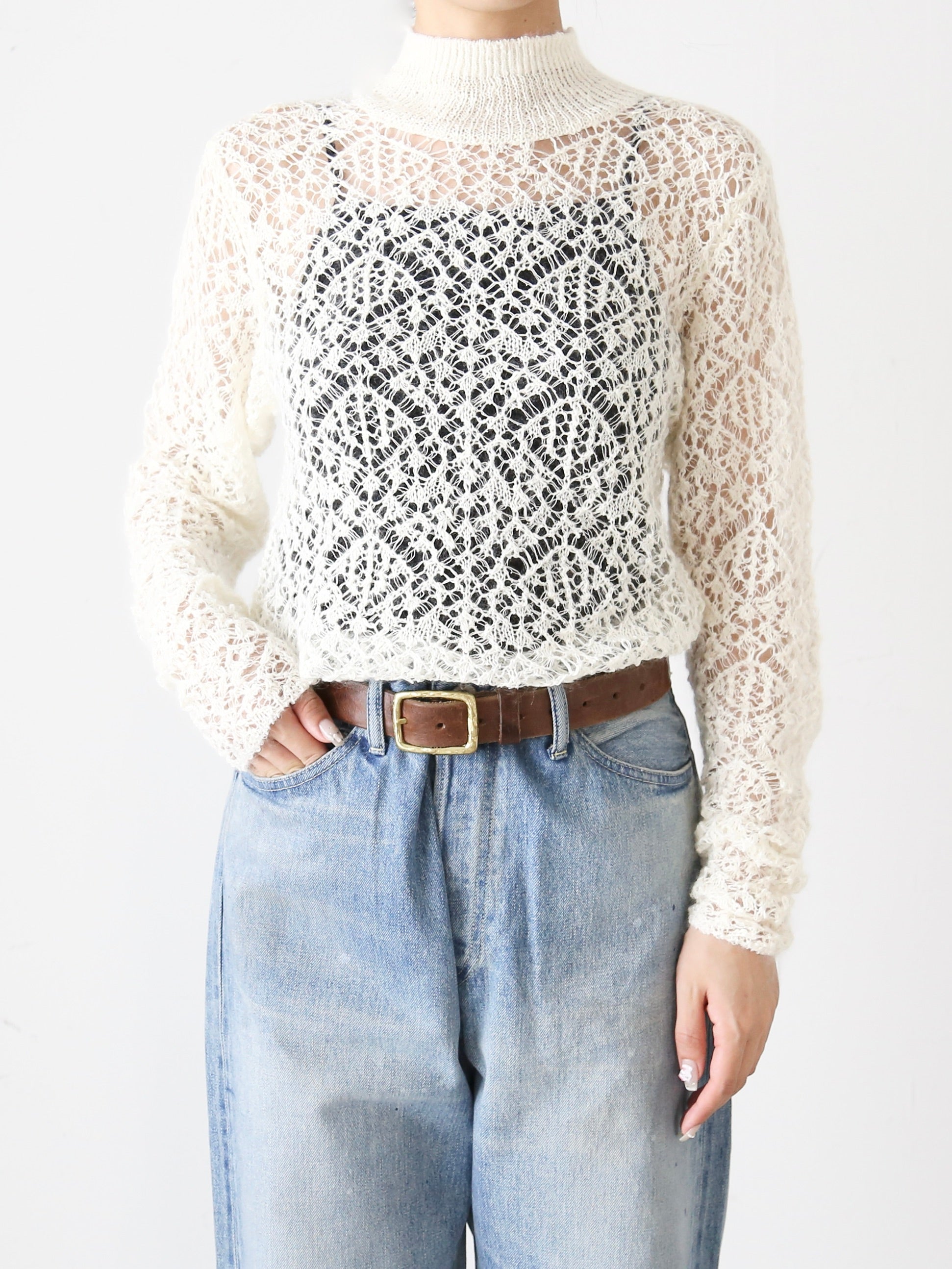 enrica レースニットプルオーバー [KNIT214]