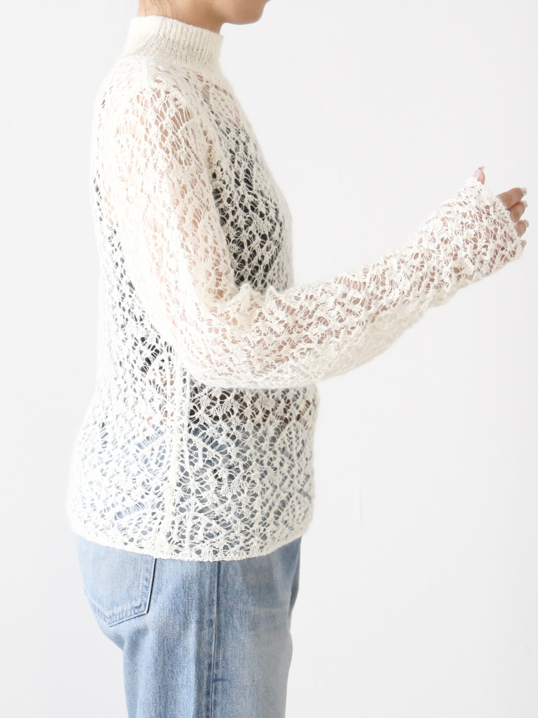 enrica レースニットプルオーバー [KNIT214]