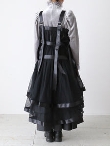 noir kei ninomiya ナイロンチュールジャンパースカート [3N-O009-051]