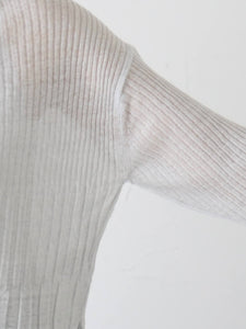 enrica リネン変形リブカーディガン [KNIT231]