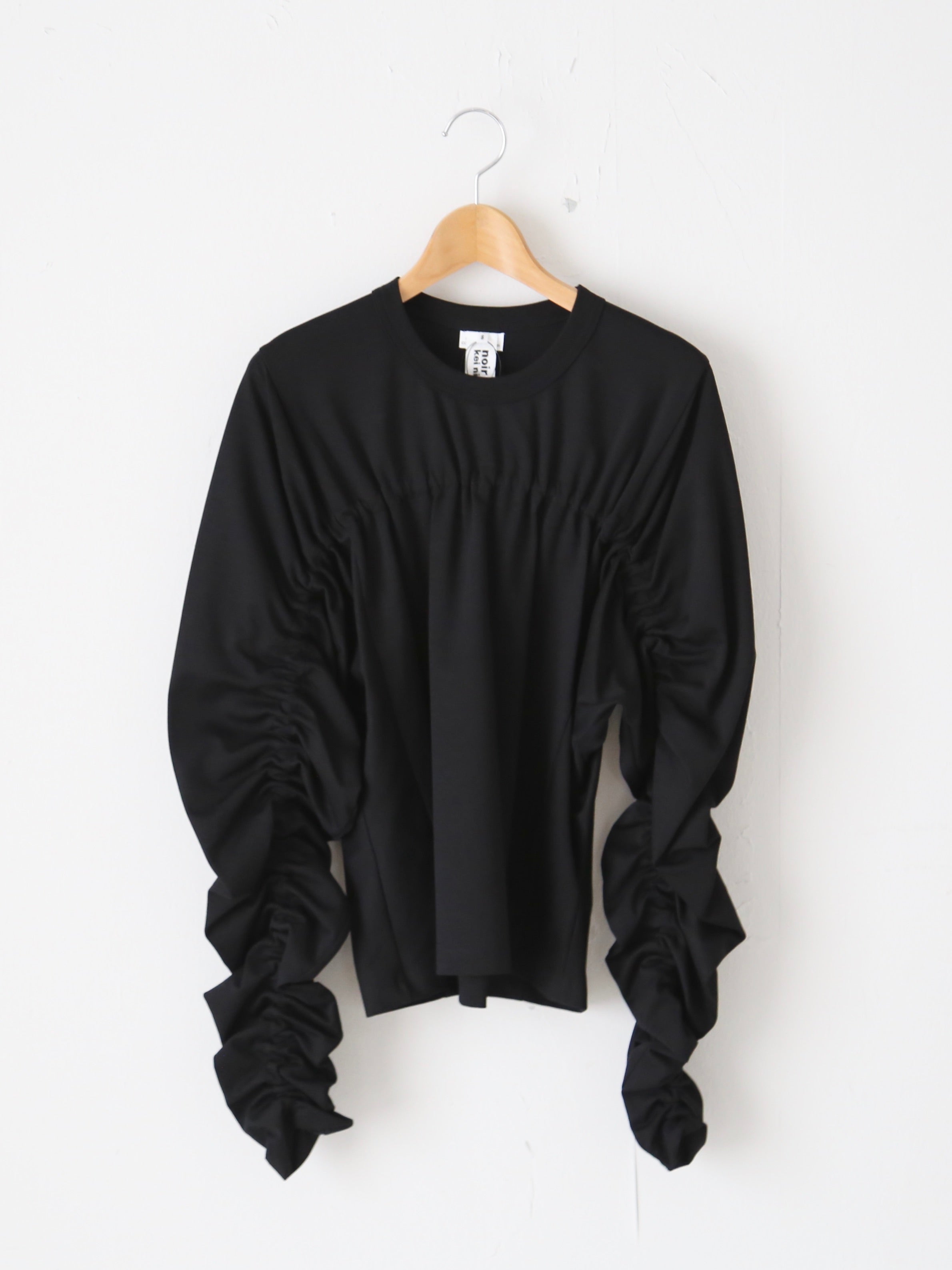 noir kei ninomiya 綿ポンチロングスリーブTシャツ [3J-T017-051] – CREER